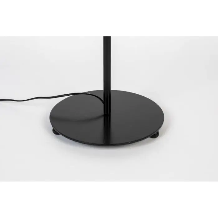 Lámpara de Pie Metal Lacado Negro, 154 Cm