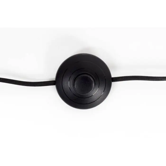 Lámpara de Pie Metal Lacado Negro, 154 Cm
