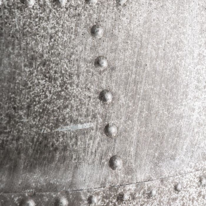 Lámpara De Techo Industrial De Metal Gris, Para Salón 