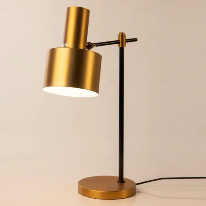 Lámpara de Sobremesa Estilo Mid Century Metal, 60 Cm