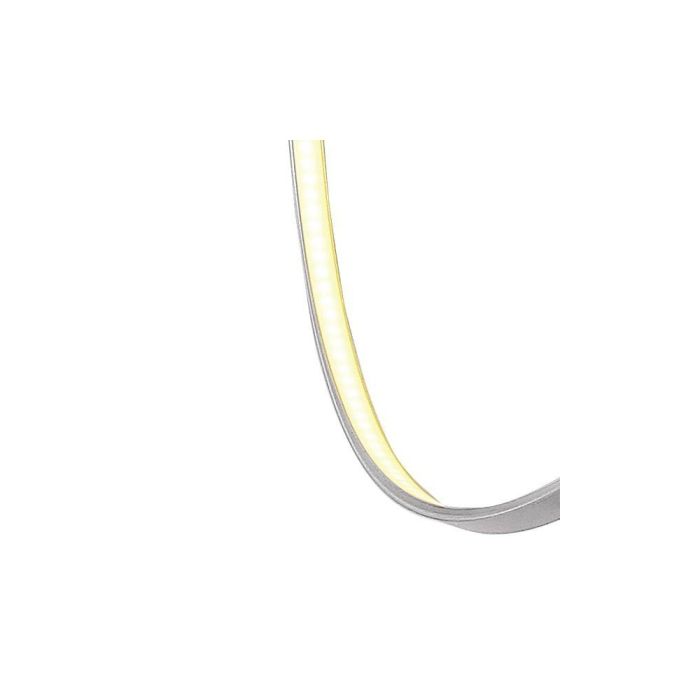 Lámpara De Techo Diseño Moderno Espiral Plata, 120 cm 