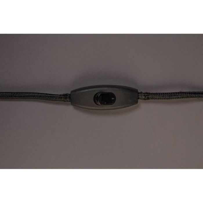 Lámpara de Sobremesa Hierro Negro/Oro, 52 Cm