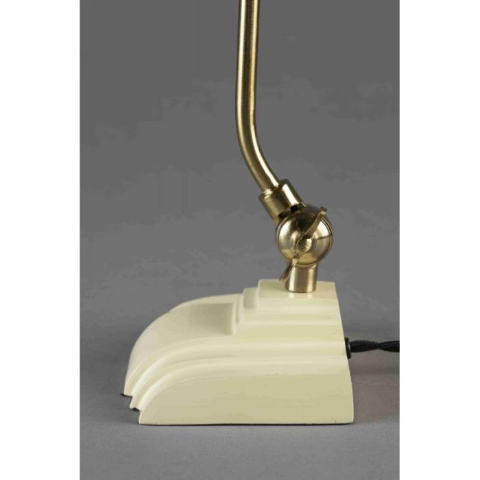 Lámpara de Sobremesa Hierro Aluminio Blanco, 50 Cm