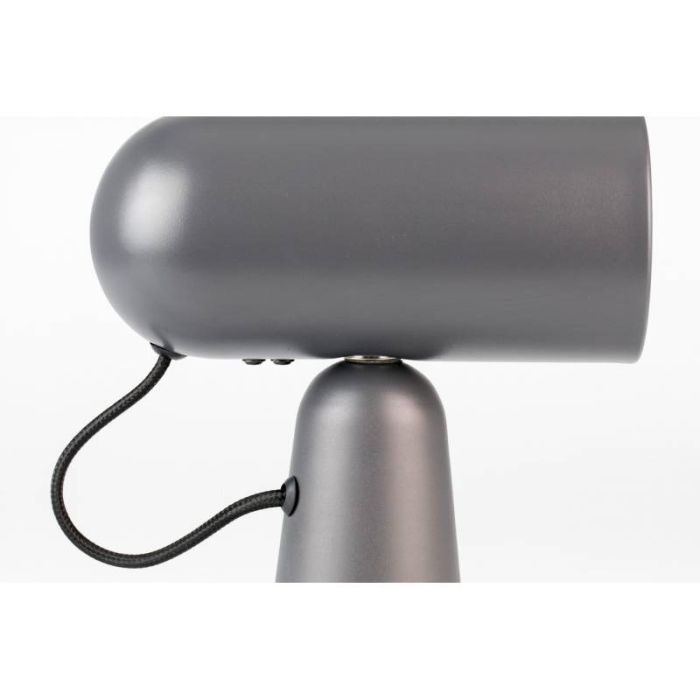 Lámpara de Escritorio Hierro Gris Oscuro, 26'5 Cm