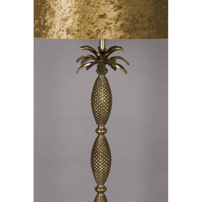 Lámpara de Pie Estilo Art Decó Aluminio Dorado