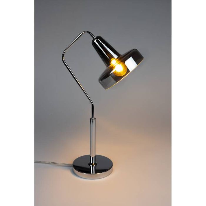 Lámpara de Sobremesa Hierro Gris, 59 Cm