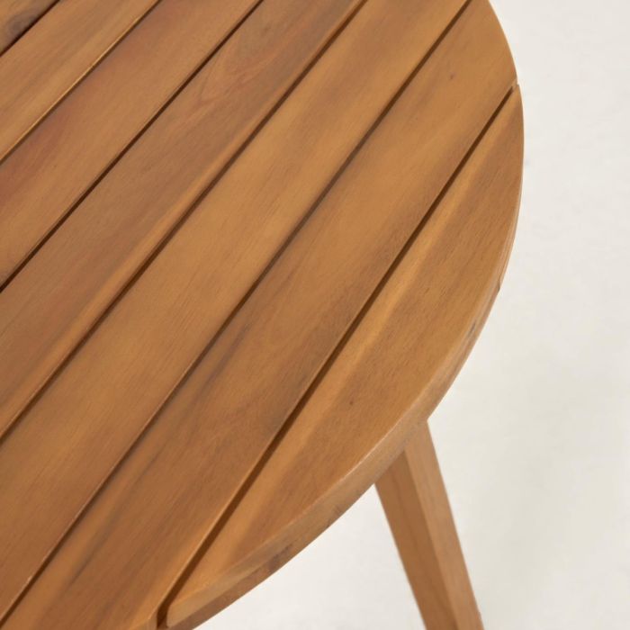 Mesa Redonda Vilma Madera Acacia, 76 Cm