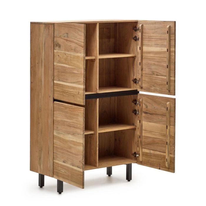Aparador Alto Uxue Madera Acacia, 155 Cm