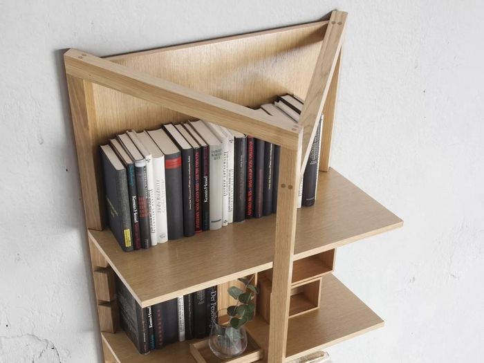 Estantería-Librería Madera Color Roble, 210 Cm