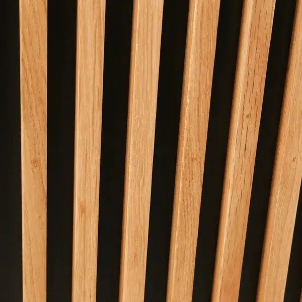 Mueble TV Líneas Chapa Roble Acero, 130 Cm
