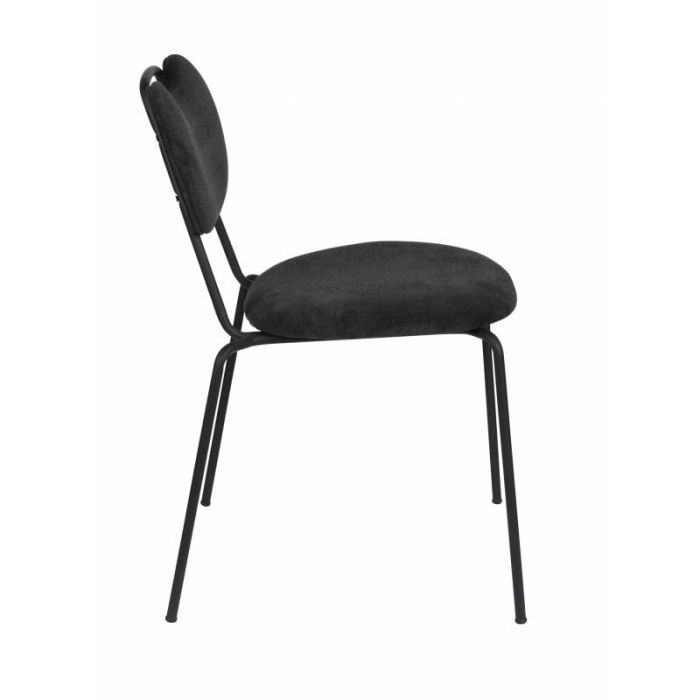Silla Tejido Acero Negro, 56'5 Cm