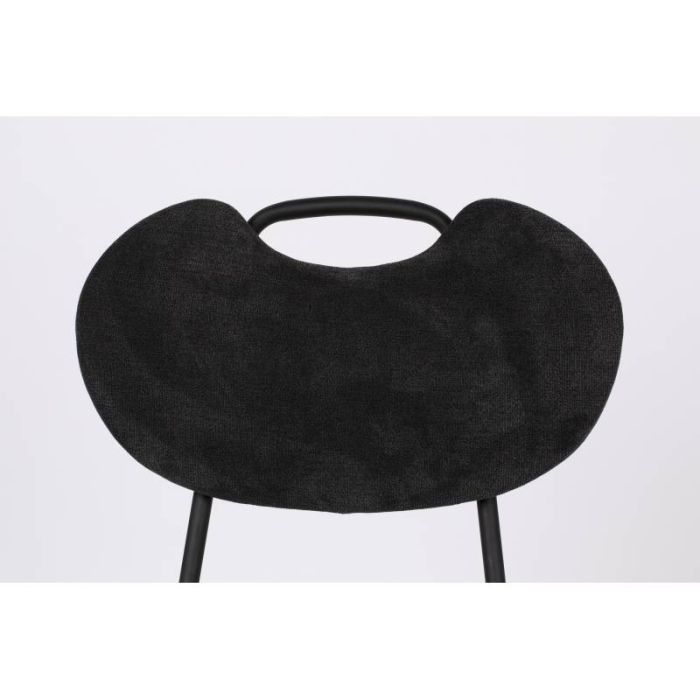 Silla Tejido Acero Negro, 56'5 Cm