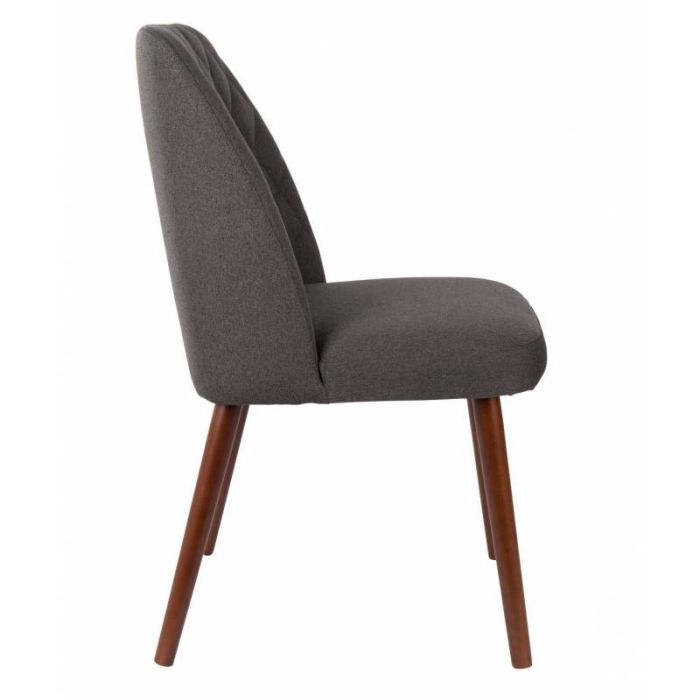 Silla Conway Estilo Moderno Color Nogal Madera Haya, 85 Cm