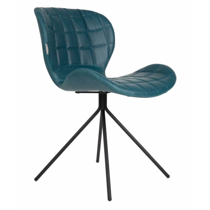 Silla OMG Estilo Moderno Azul, 51 Cm