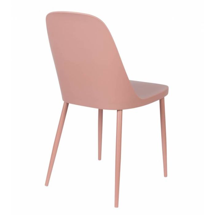 Silla Pip Estilo Nórdico Rosa Acero, 53'5 Cm
