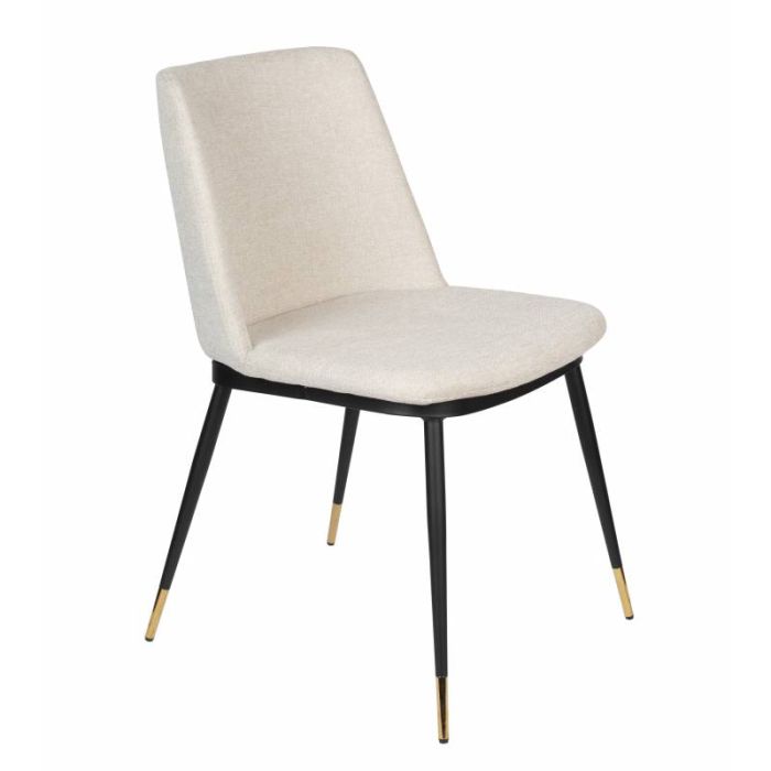 Silla Lionel Estilo Moderno Beige, 49'6 Cm