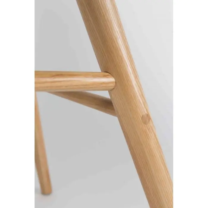 Silla Estilo Nórdico Blanco Madera, 55 Cm