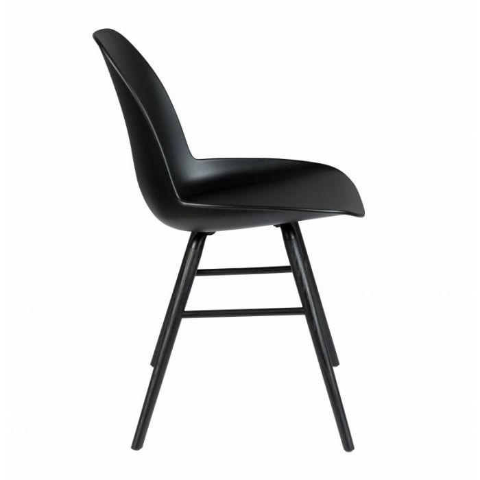 Silla Madera Metal Negro