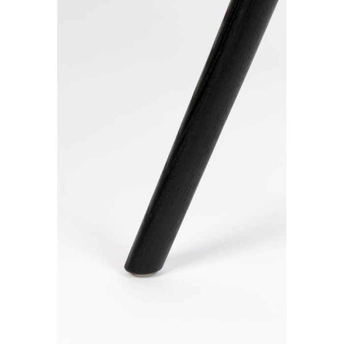 Silla Albert Madera Aluminio Negro,55 Cm