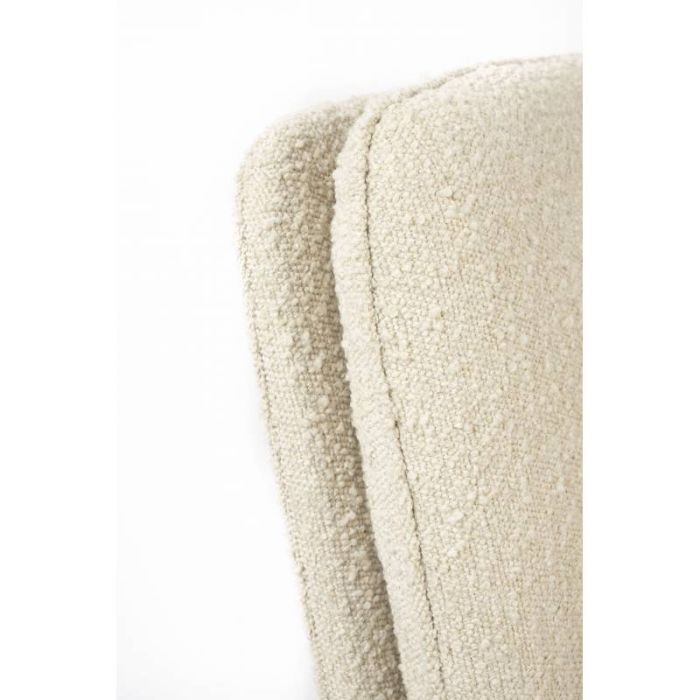 Silla Giratoria Tyler Tejido Metal Blanco/Negro, 64 Cm