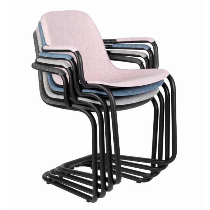 Silla Tejido Acero Gris Grafito, 78'5 Cm