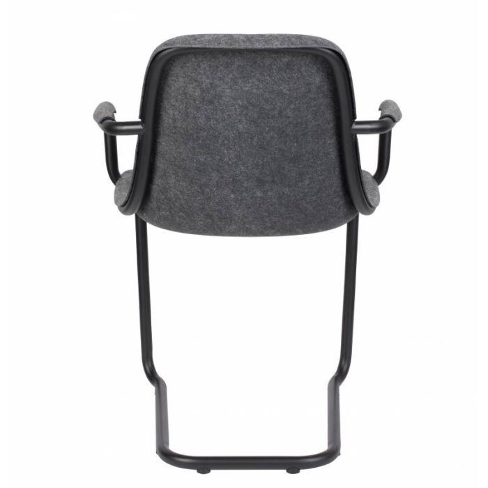 Silla Tejido Acero Gris Grafito, 78'5 Cm