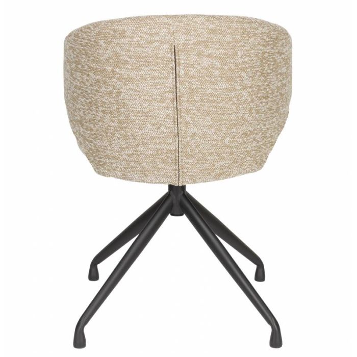 Silla Giratoria Marrón Jaspeado Hierro, 54'5 Cm