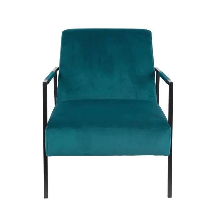 Sillón Vintage Terciopelo Metal