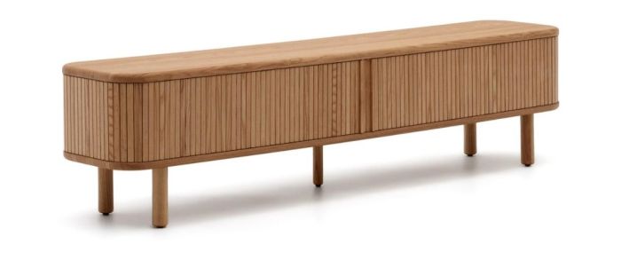 Mueble TV Mailen Diseño Estriado, 200 Cm