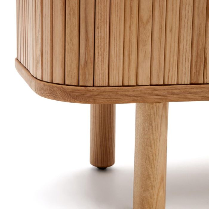 Mueble TV 2 Puertas Chapa Fresno Natural, 200 Cm
