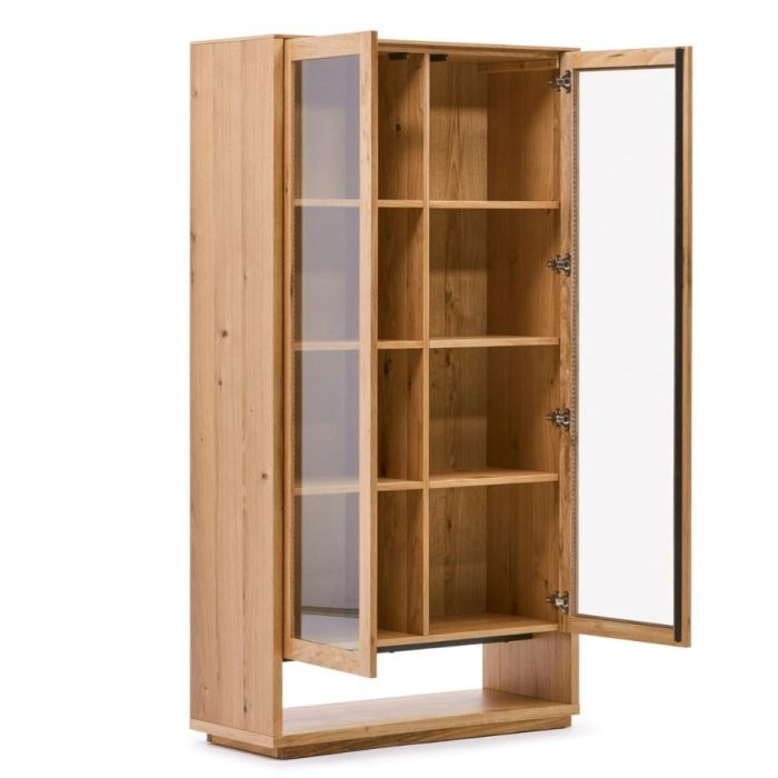 Vitrina Alguema Nórdica Natural, 100 Cm