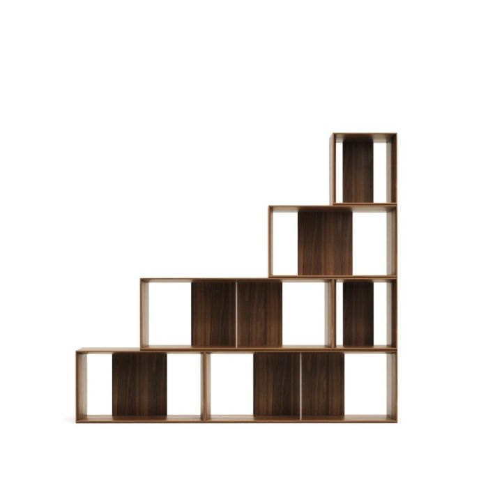 Estantería Modular Chapa Nogal, 101 Cm