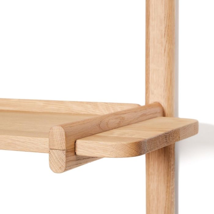 Estantería Modular Madera Roble Acabado Natural, 90 Cm