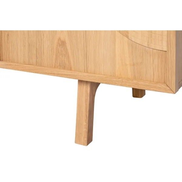 Aparador 4 Puertas Madera Roble Natural, 200 Cm