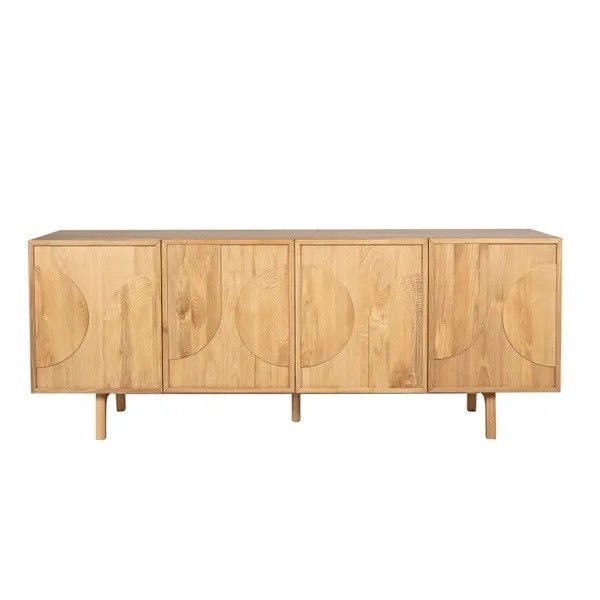 Aparador Magik 4 Puertas Chapa Madera Roble, 200 Cm