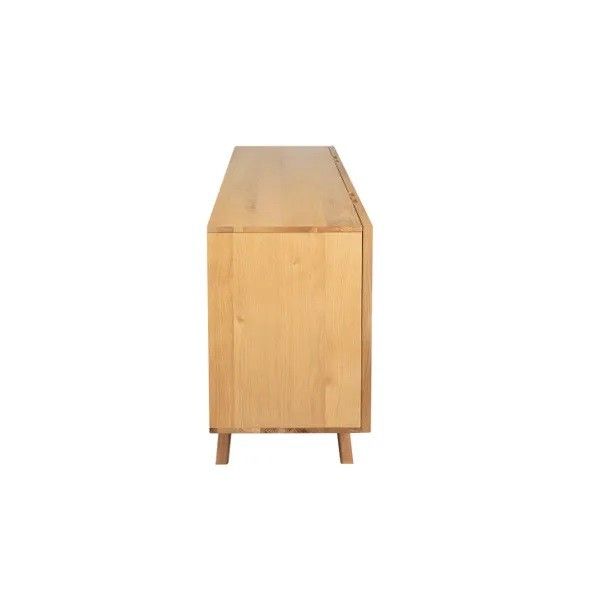 Aparador 4 Puertas Madera Roble Natural, 200 Cm