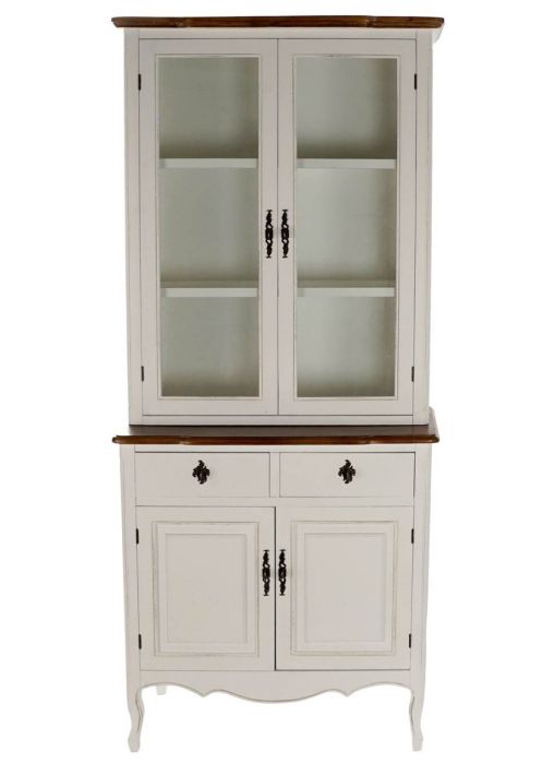 Vitrina Vintage Blanco Natural