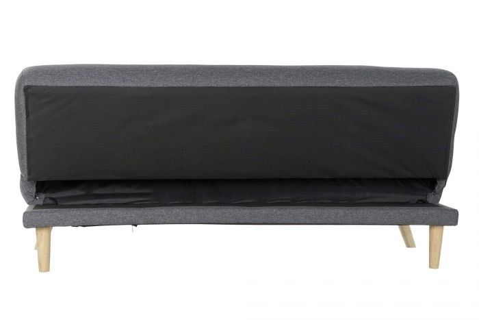 Sofá Cama 3 Plazas Tejido Madera Gris, 175 Cm