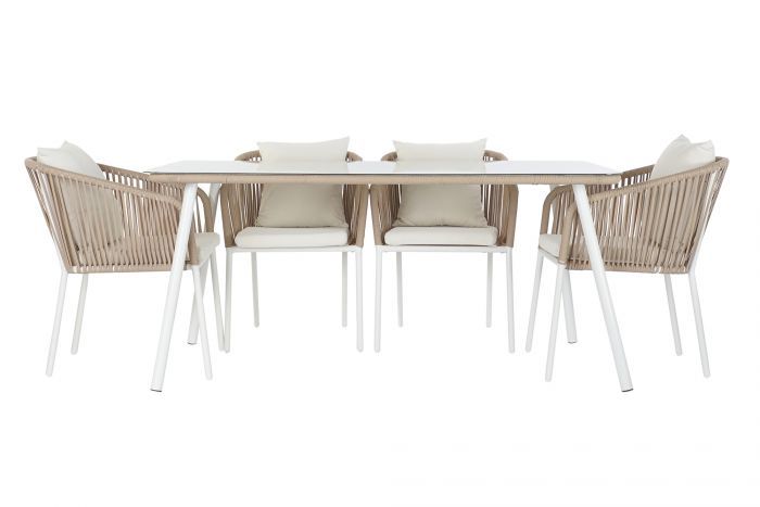 Set Mesas Sillones Estilo Moderno
