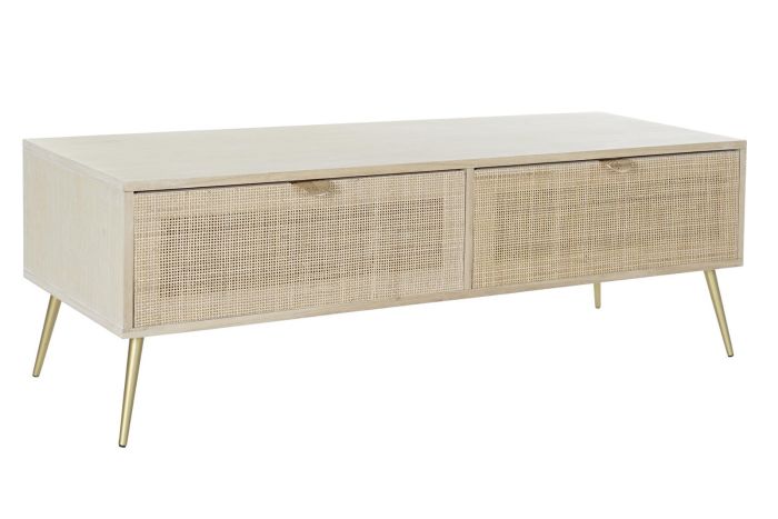 Mueble de TV Estilo Nórdico-Tropical, 120 Cm