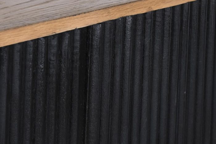 Aparador Madera Mango Roble Negro, 177 Cm