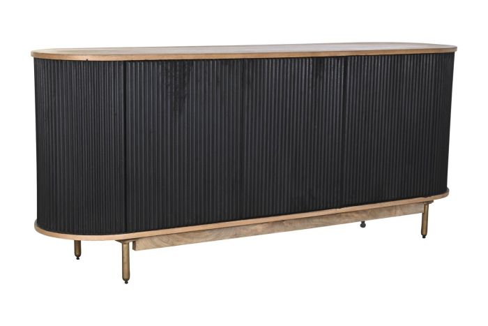 Aparador Madera Mango Roble Negro, 177 Cm