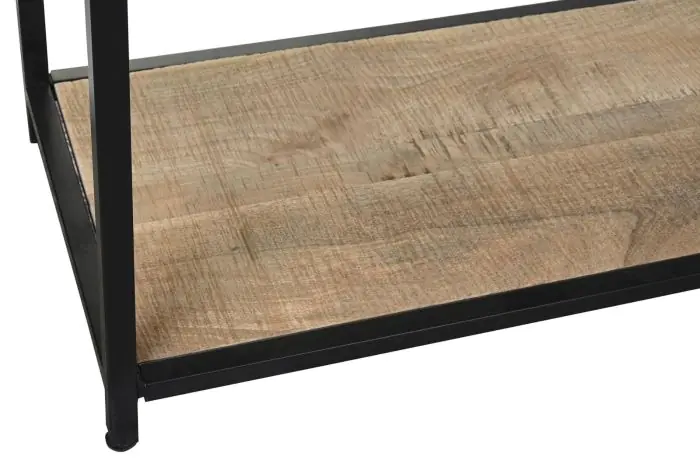 Vitrina Madera Mango Natural Metal, 200 Cm