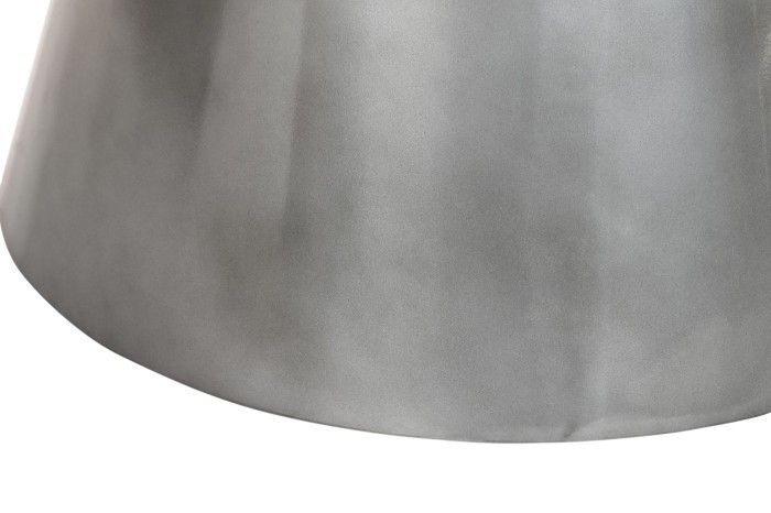 Mesa Comedor Madera Mango Acero Plateado, 120 Cm