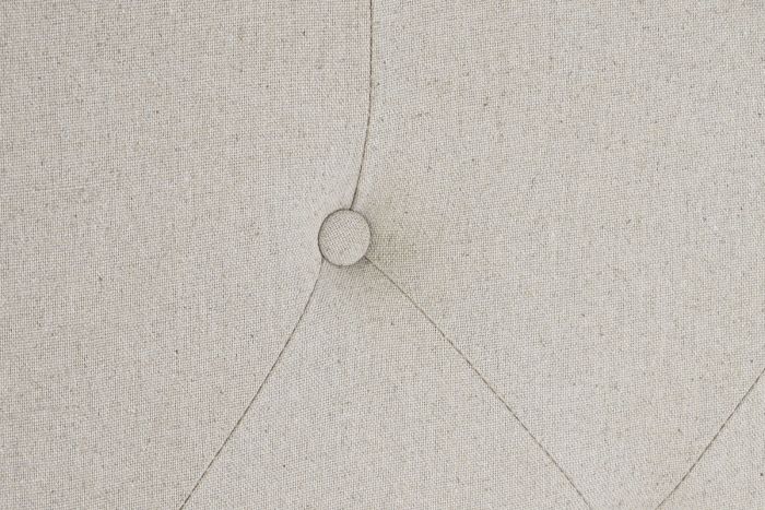 Cabecero de Cama Capitoné Estilo Vintage-Clásico Natural Madera Roble, 180 Cm