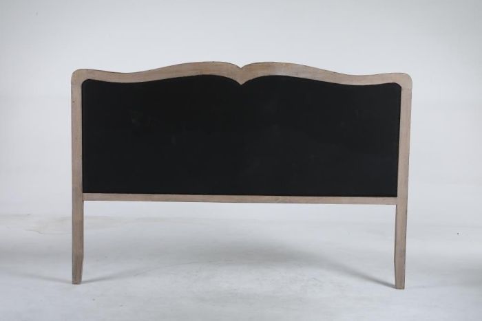 Cabecero de Cama Capitoné Madera Roble Poliéster Beige, 180 Cm