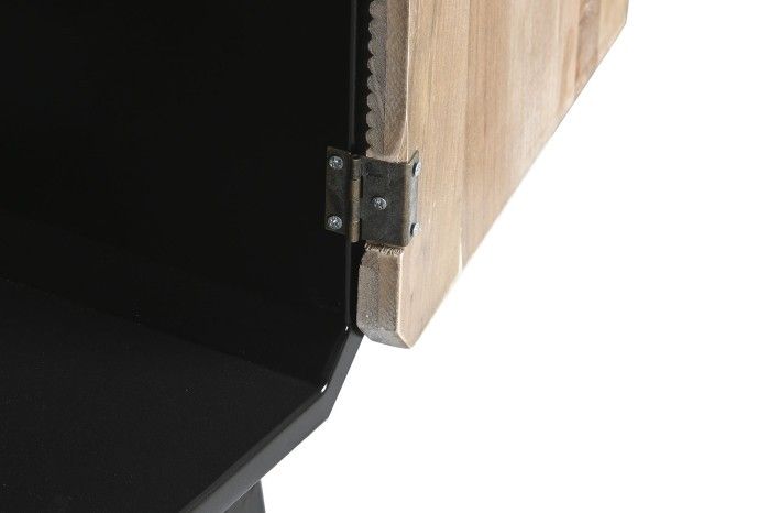 Mueble TV Madera 120X50X58 Negro