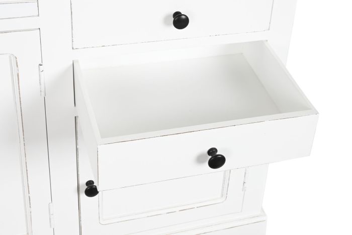 Estantería con Escalera Color Blanco, 137X38X234 Cm