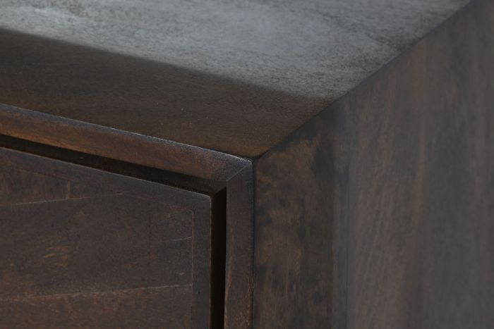 Aparador 4 Puertas Marrón Oscuro, 177 Cm