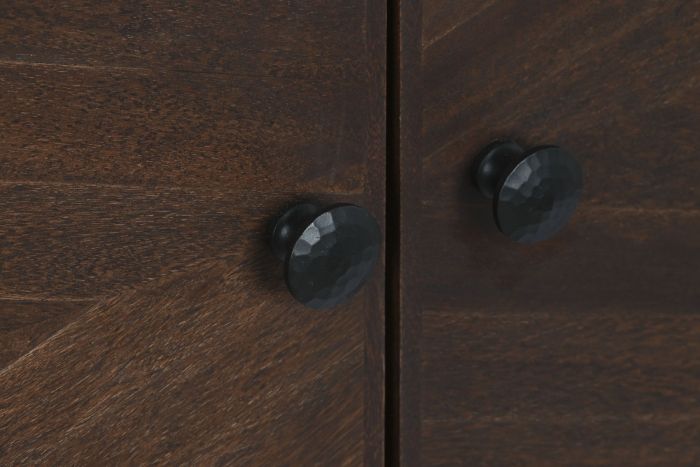 Aparador 4 Puertas Marrón Oscuro, 177 Cm